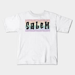 LGBTQ PATTERN AMERICA SALEM Kids T-Shirt